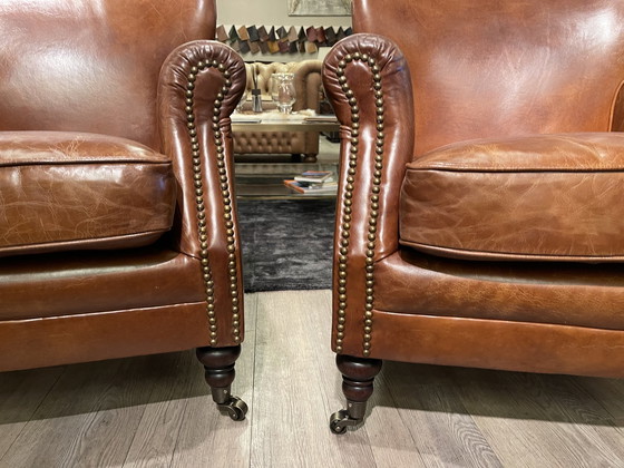 Image 1 of 2x Chesterfield Tub Sessel