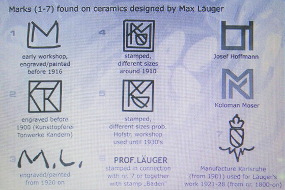 Image 1 of Max Laeuger Art Nouveau