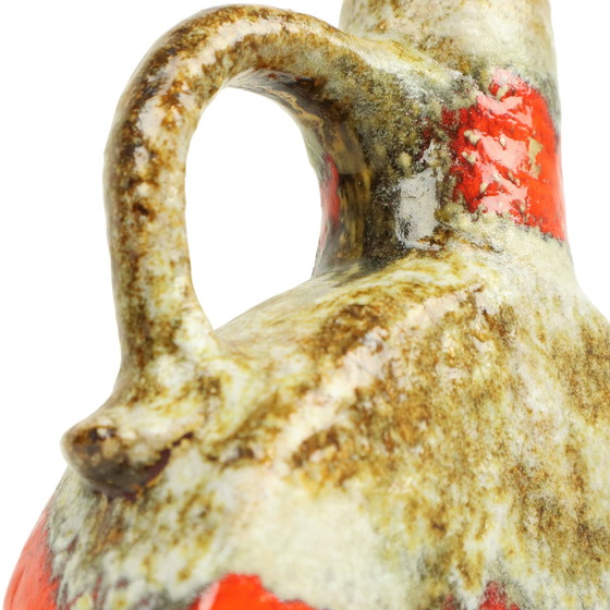 Image 1 of Seltene Keramik-Fat-Lava-Vase, Design Orange, D&B-Sammlerstück 603-25