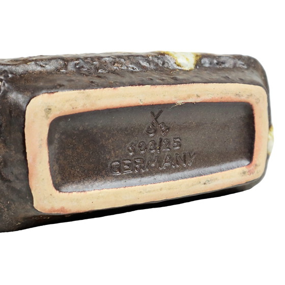 Image 1 of Seltene Keramik-Fat-Lava-Vase, Design Orange, D&B-Sammlerstück 603-25