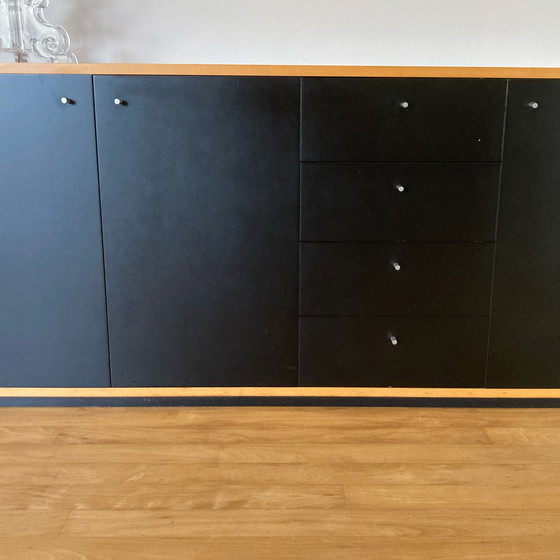 Image 1 of Pastoe Sideboard L160 Buche/Schwarz