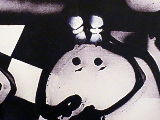 Image 1 of Schach, Siebdruck auf Leinen von Herman Brood