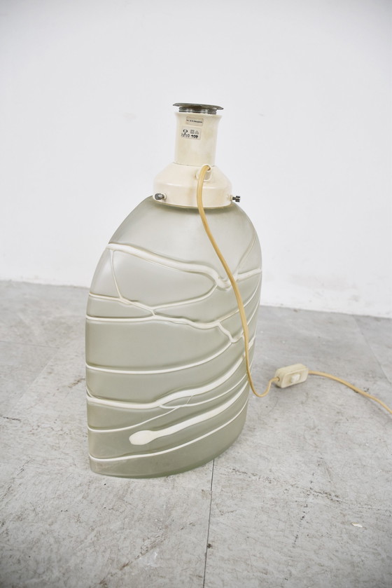 Image 1 of Glastischlampe von Peil und Putzler aus den 1960er Jahren