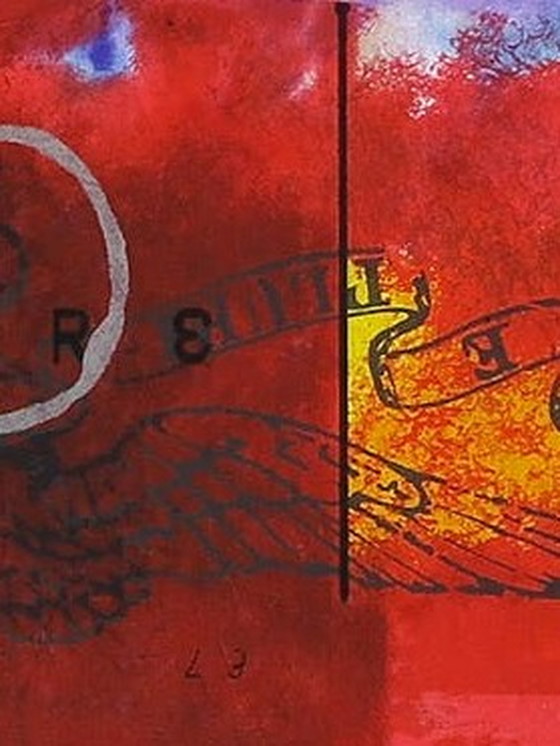 Image 1 of Piotr Konkel - R8, unbetitelt. Siebdruck auf Holz