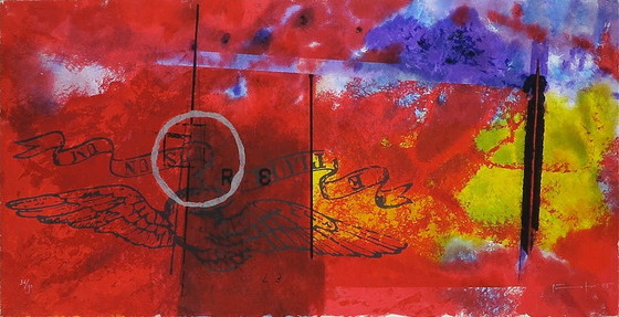 Image 1 of Piotr Konkel - R8, unbetitelt. Siebdruck auf Holz