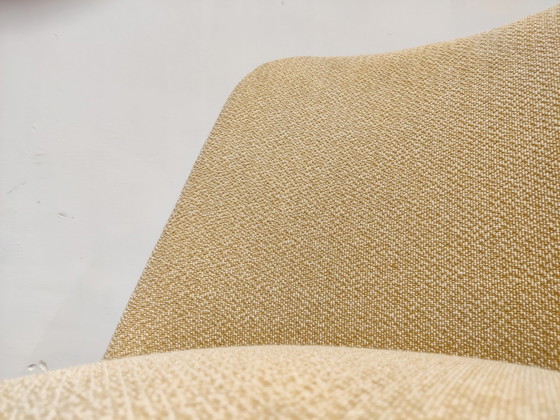 Image 1 of Set aus 4 Stoff-Schwenkstühlen aus der Mitte des Jahrhunderts, 1960er Jahre