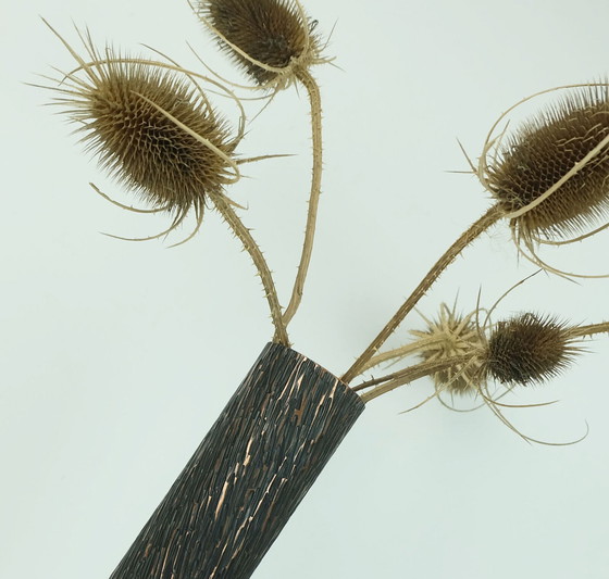 Image 1 of Kupfervase mit Fuß, brutalistisches, minimalistisches Design der 1960er Jahre