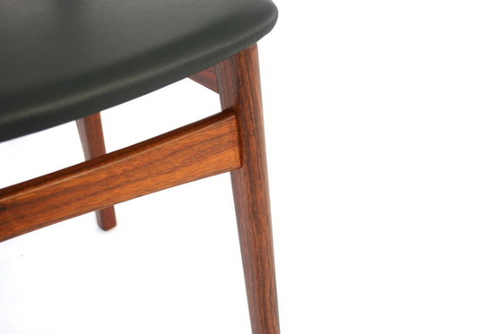 Image 1 of 4x Henning Kjaernulf for Bruno Hansen,  Danish Teak dining chair / Stuhl, like new, without signs of wear