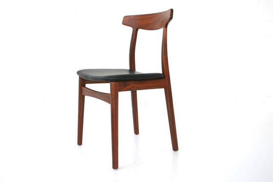 Image 1 of 4x Henning Kjaernulf for Bruno Hansen,  Danish Teak dining chair / Stuhl, like new, without signs of wear