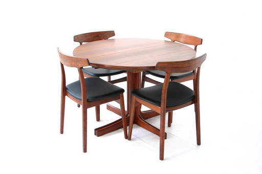 4x Henning Kjaernulf for Bruno Hansen,  Danish Teak dining chair / Stuhl, like new, without signs of wear