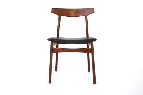 Image 1 of 4x Henning Kjaernulf for Bruno Hansen,  Danish Teak dining chair / Stuhl, like new, without signs of wear
