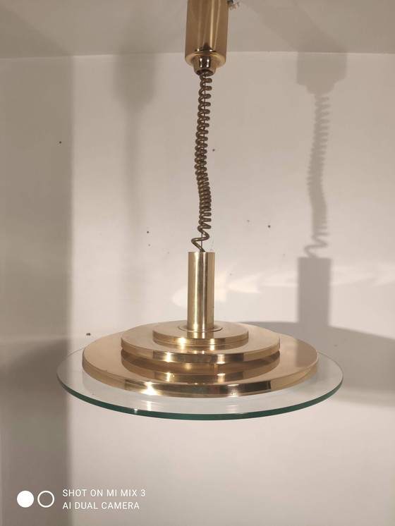 Image 1 of Messinglampe Goldoptik