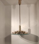 Messinglampe Goldoptik
