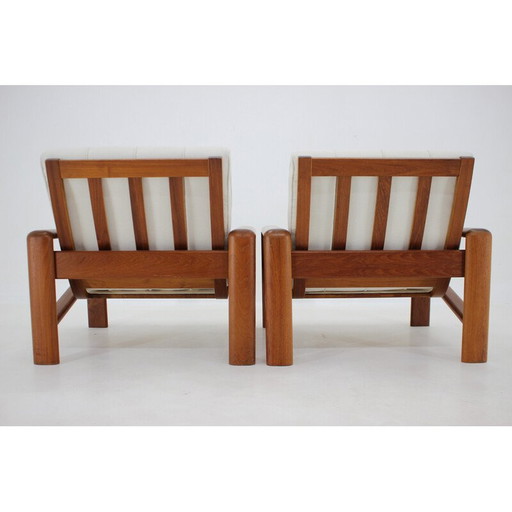 Paar Vintage-Sessel aus Teakholz von Emc Mobler, Dänemark 1970er Jahre