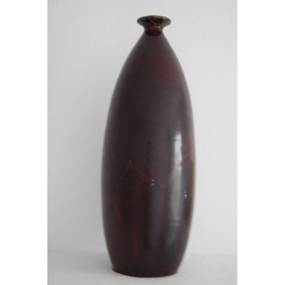 Image 1 of Vase aus Steingut von Mougin Frères, 1940-1950