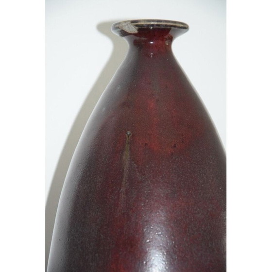 Image 1 of Vase aus Steingut von Mougin Frères, 1940-1950