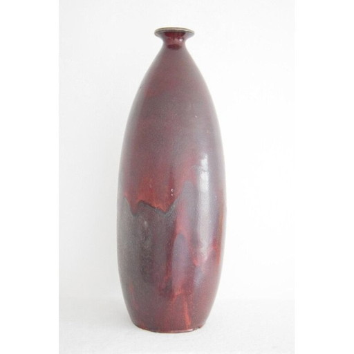 Vase aus Steingut von Mougin Frères, 1940-1950