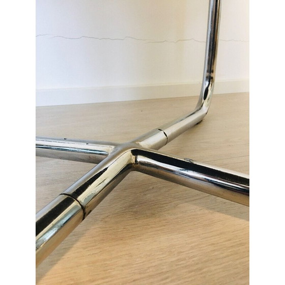 Image 1 of Vintage Bauhaus Couchtisch in Chrom, Tschechisch 1930