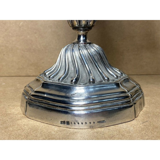 Image 1 of Versilberter Vintage-Kerzenhalter von Orfevrerie Christofle