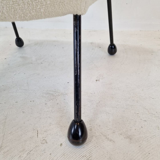 Image 1 of Mid Century Italienischer Sessel aus Wollstoff, 1960er Jahre