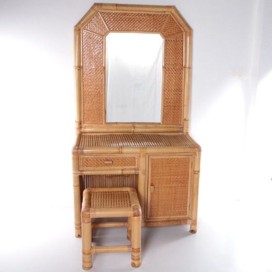 Image 1 of Vintage französischer Bomboe Schminktisch