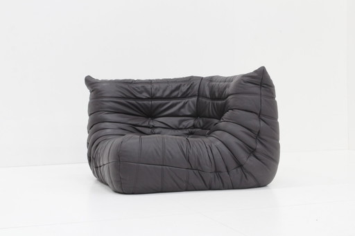 Togo Ligne Roset Leder-Ecksessel