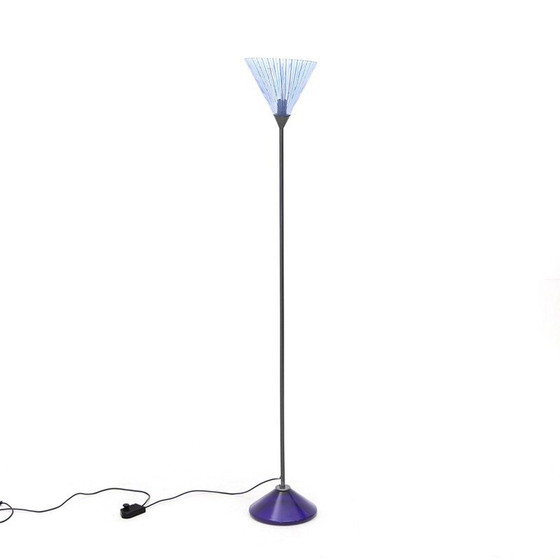 Image 1 of Stehleuchte mit Glassockel und Diffusor von Carlo Bartoli für Antonangeli, 1980