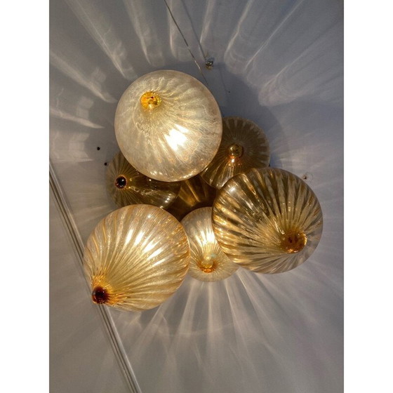 Image 1 of Vintage-Kronleuchter aus Muranoglas Venini