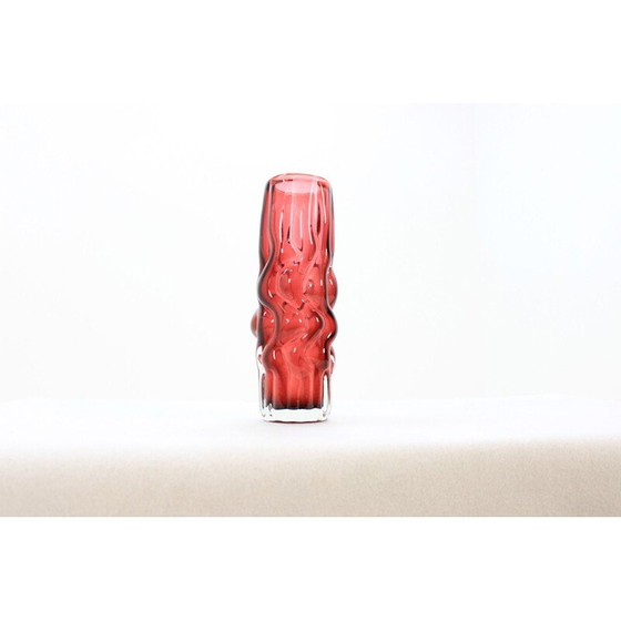 Image 1 of Rubinrote Vintage-Vase von Pavel Hlava