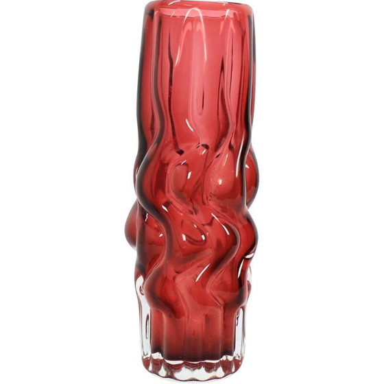 Image 1 of Rubinrote Vintage-Vase von Pavel Hlava