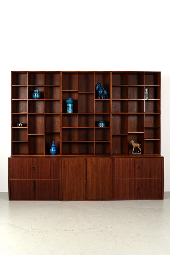 Image 1 of 9-teiliger Schrank von Peter Hvidt & Orla Mølgaard-Nielsen