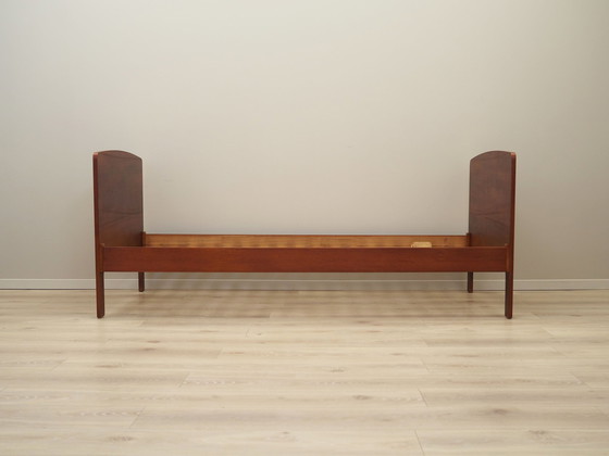 Image 1 of Teakholzbett, Dänisches Design, 1960er Jahre, Designer: Sigfred Omann, Manufaktur: Ølholm Møbelfabrik