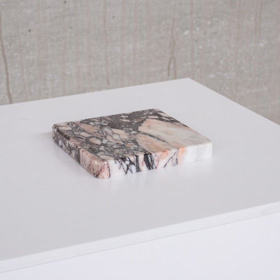 Image 1 of Viereckiges Marmortablett, Italien 1970