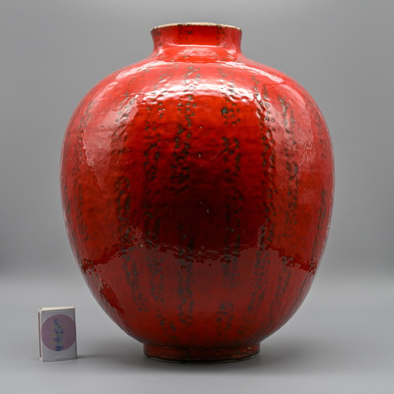 Image 1 of Fat Lava XL Carstens Tönnieshof Keramik Vase H 48cm Ø 36cm Westdeutsche Keramik