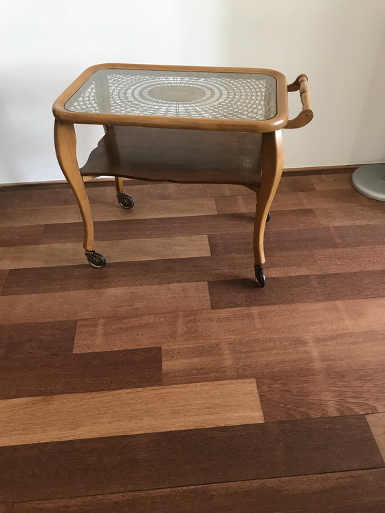 Image 1 of Trolley mit Korbgeflecht