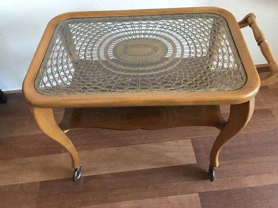 Image 1 of Trolley mit Korbgeflecht