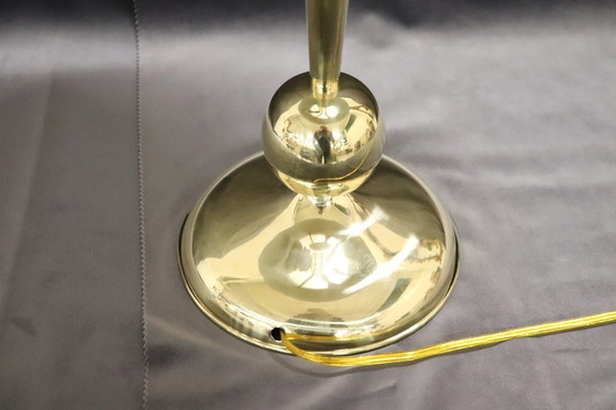 Image 1 of Tischlampe aus Messing im Stil von Oscar Torlasco für Lumi, 1950er Jahre