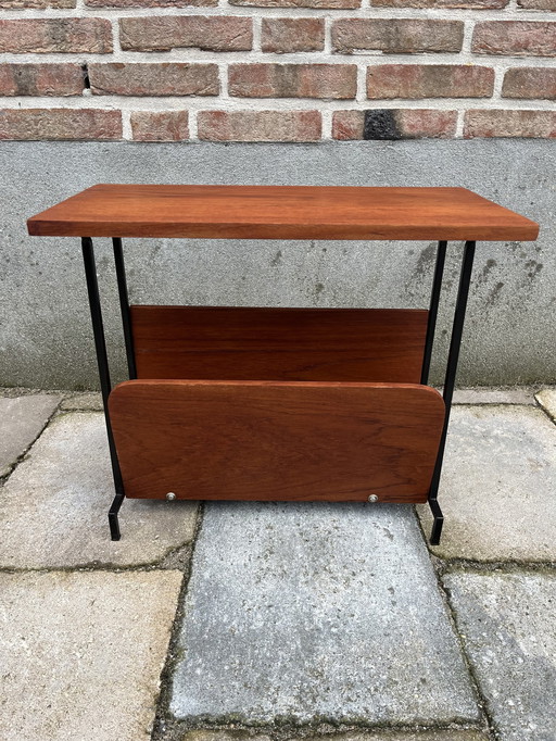 Mid Century Couchtisch Zeitungsablage