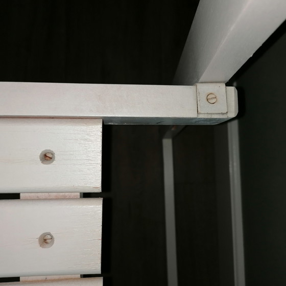 Image 1 of Designer Klappstuhl weiß Aldo Jacober für Alberto Bazzani