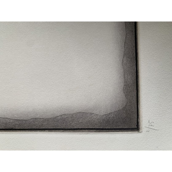 Image 1 of Radierung auf altem Papier margenes 6 von Erwin Bechtold, 1977