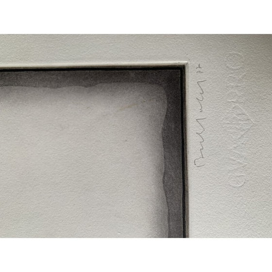 Image 1 of Radierung auf altem Papier margenes 6 von Erwin Bechtold, 1977