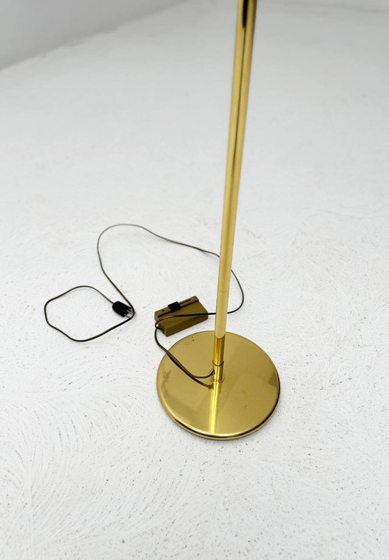 Image 1 of Verstellbare Stehlampe Aus Messing Von Fratelli Martini, 1980Er Jahre