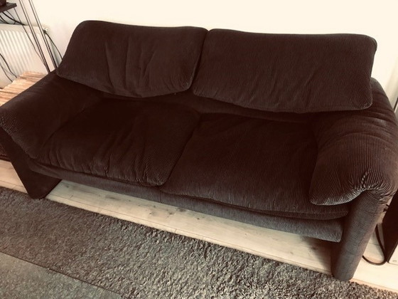 Image 1 of 2x Cassina Maralunga 2-Sitzer-Sofa von Vico Magistretti