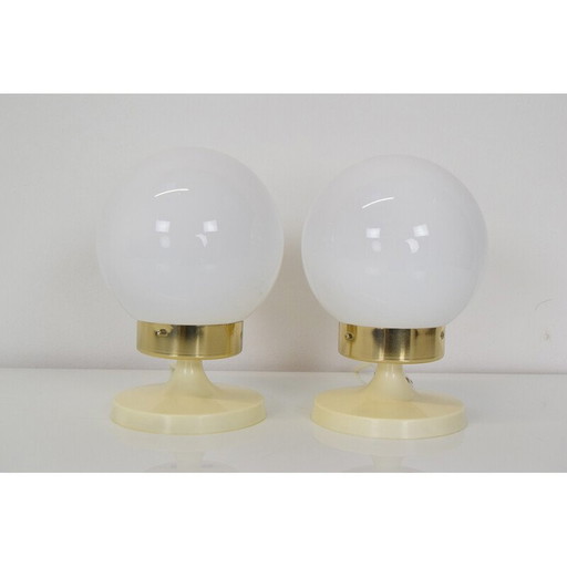 Paar Tischlampen aus der Mitte des Jahrhunderts von Instala Děčín, Tschechoslowakei 1970er Jahre