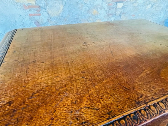 Image 1 of Französischer Louis XVI-Vitrinenschrank mit 5 Schubladen, 1940er Jahre