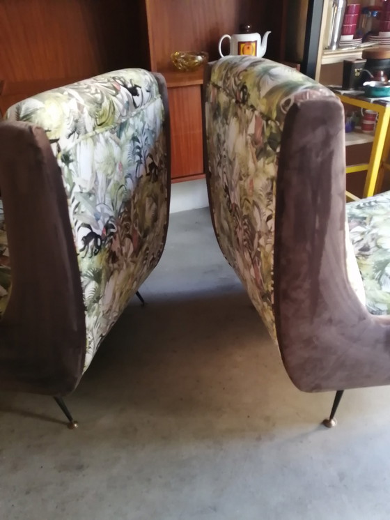 Image 1 of 2x Vintage Dschungel Sessel