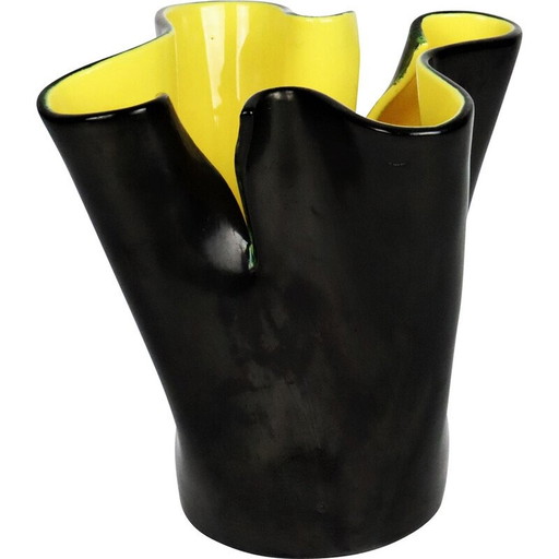Vintage Taschentuchvase von Vallauris, 1950
