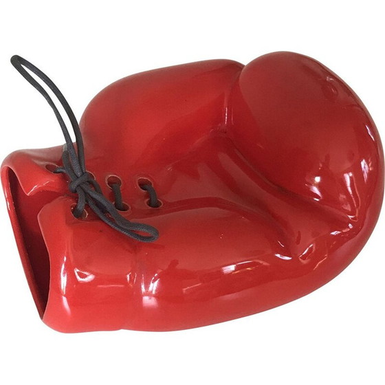 Image 1 of Vintage Boxhandschuh aus Keramik von Jc Peiré