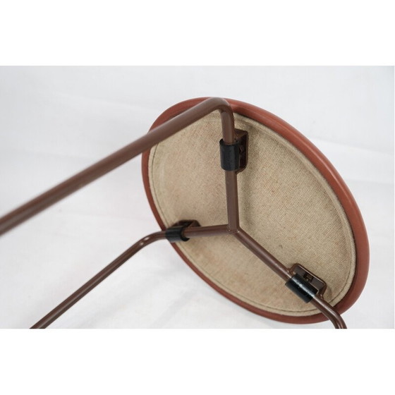 Image 1 of Vintage Dot Hocker Hocker aus Leder von Arne Jacobsen, 1960er Jahre