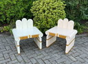 2x Art Deco Beistelltische